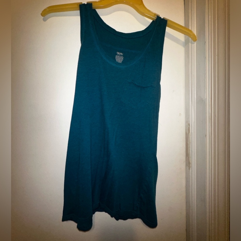 Blue tank